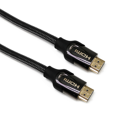 4K*2K 3D COMPUTER Metal Bulk Zinc Alloy Shell HDMI Nylon Braided Cable Support For HDTV