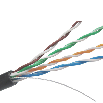 YINGXIN Oxygen Free Copper 305m 4 Pair 24AWG Cat5e UTP Bare Copper PVC Network Cable Insulated Flexible Electrical Cable